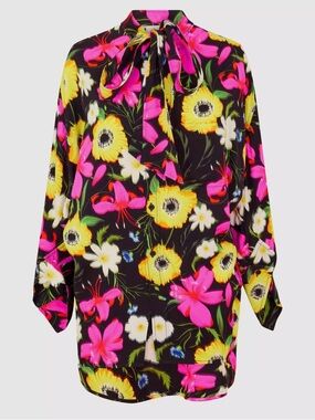Balenciaga Floral Unisex Oxford Shirt NWT Size 42